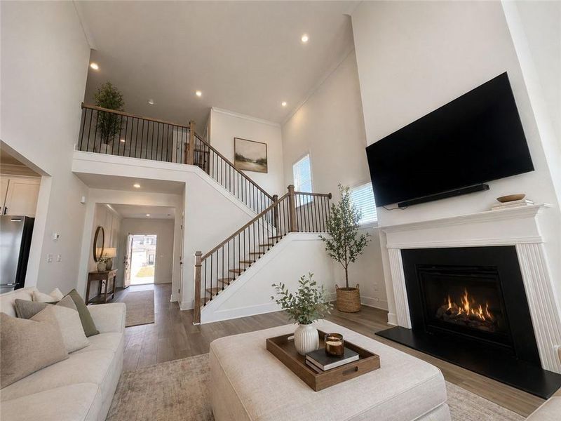 Furnished interior view inside a new home in , Dallas (Image 15).