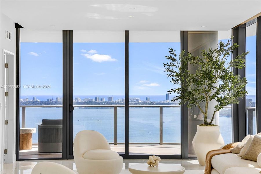 Furnished interior view inside a new home in , Miami (Image 8). Furnished interior view inside a new home in , Miami (Image 8).