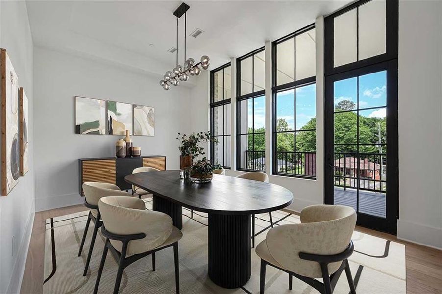 Furnished interior view inside a new home in , Woodstock (Image 25). Furnished interior view inside a new home in , Woodstock (Image 25).