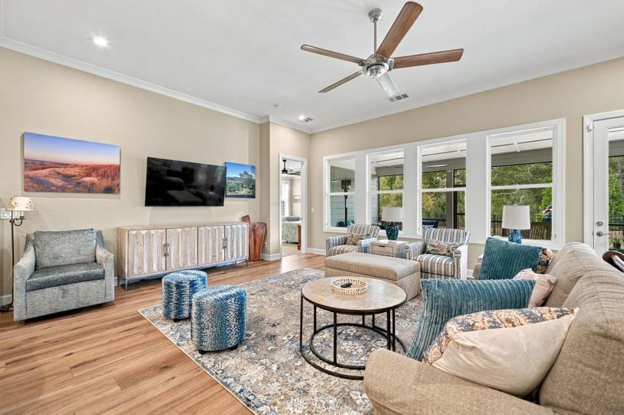 Furnished interior view inside a new home in , Hoschton (Image 13).