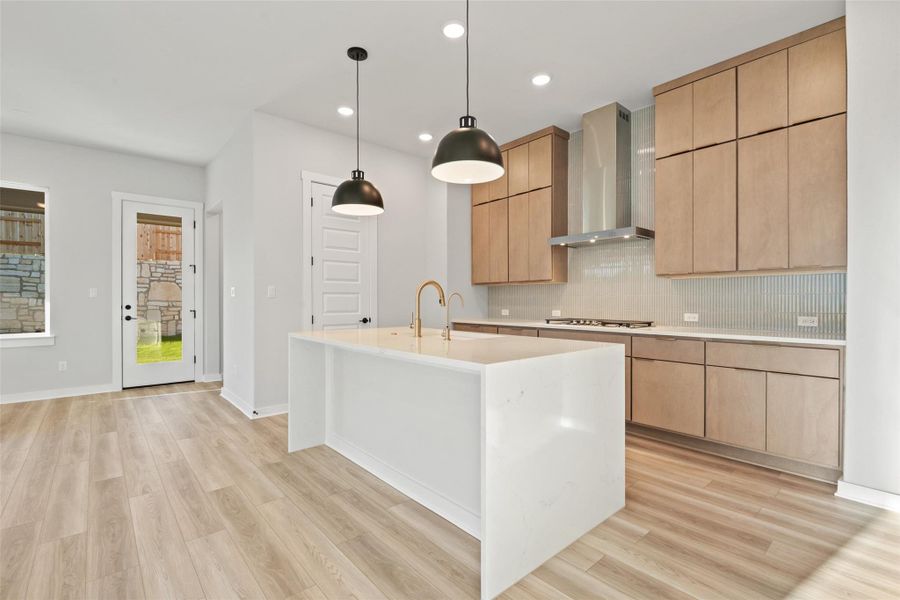 Furnished interior view inside a new home in Lariat, Liberty Hill (Image 6).