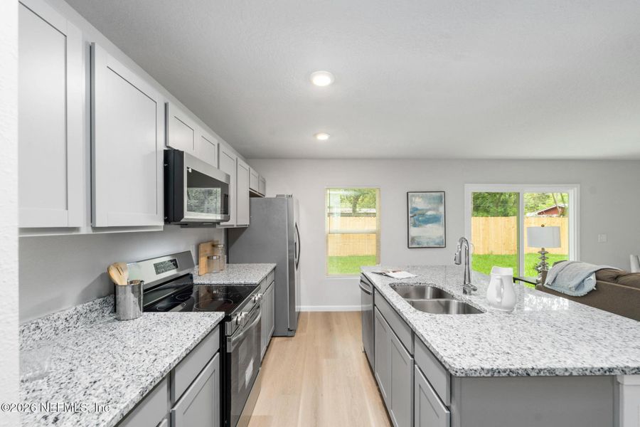 Furnished interior view inside a new home in , Jacksonville (Image 5).