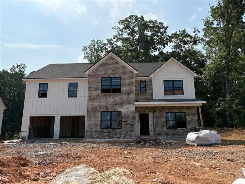 In-progress construction of a new home in Springside Reserve, Powder Springs, GA (Image 1). In-progress construction of a new home in Springside Reserve, Powder Springs, GA (Image 1).