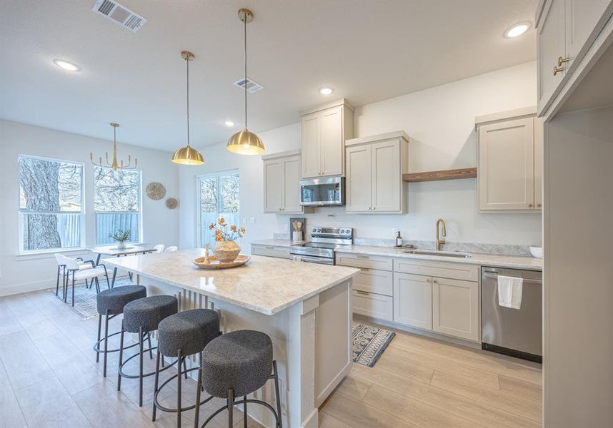 Furnished interior view inside a new home in , Fort Worth (Image 25). Furnished interior view inside a new home in , Fort Worth (Image 25).