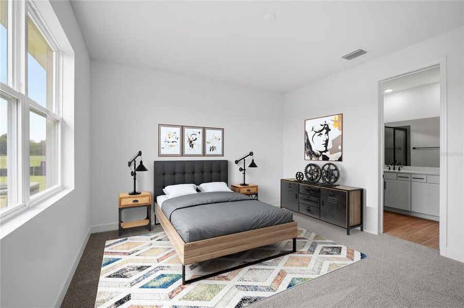 Furnished interior view inside a new home in Estates at Rivers Edge, Parrish (Image 32).