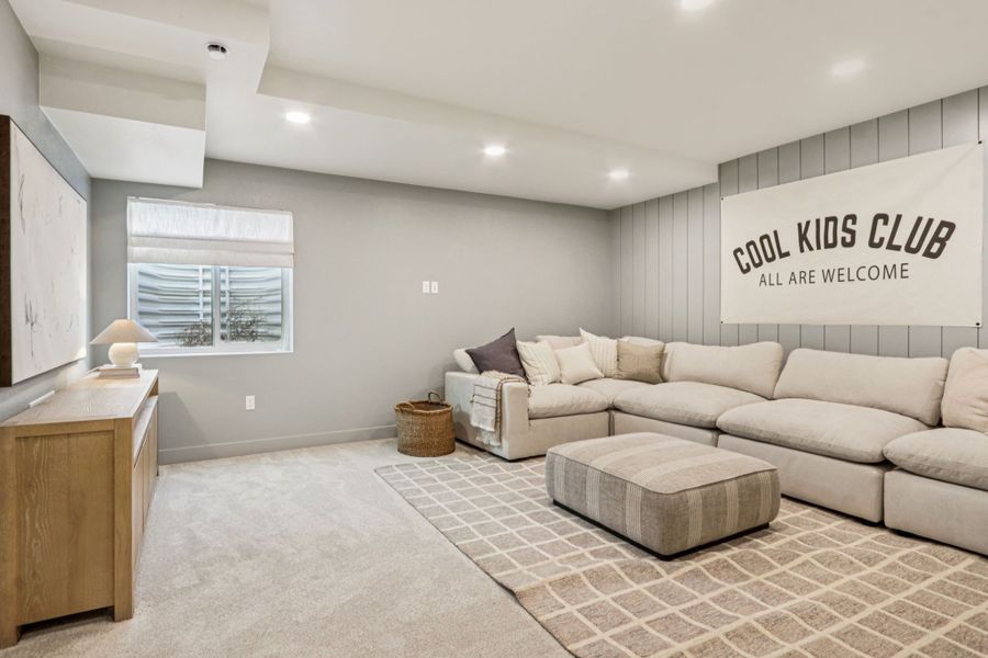 Furnished interior view inside a new home in Trailside, Timnath (Image 49).