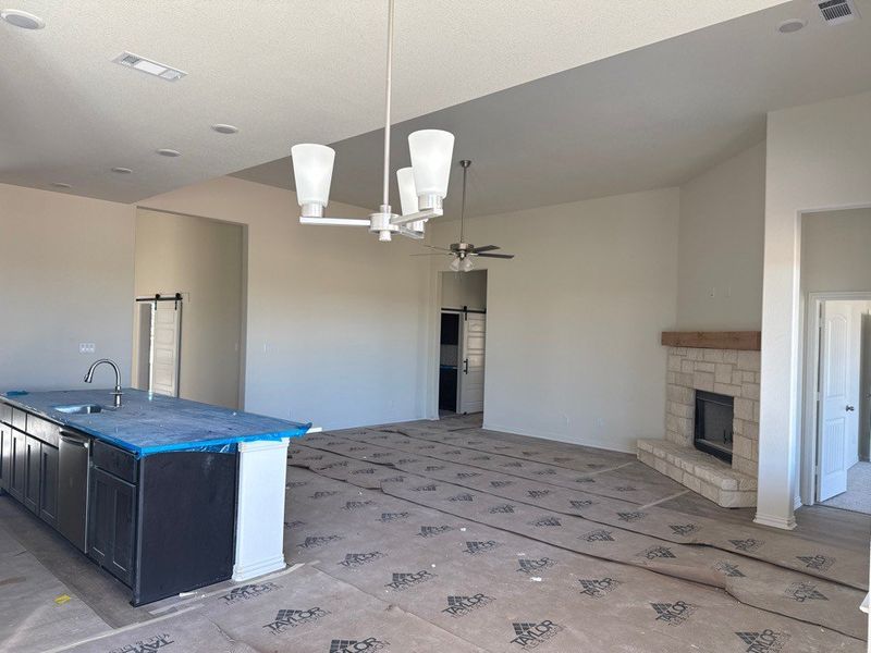 In-progress construction of a new home in Covenant Springs, Springtown, TX (Image 8).