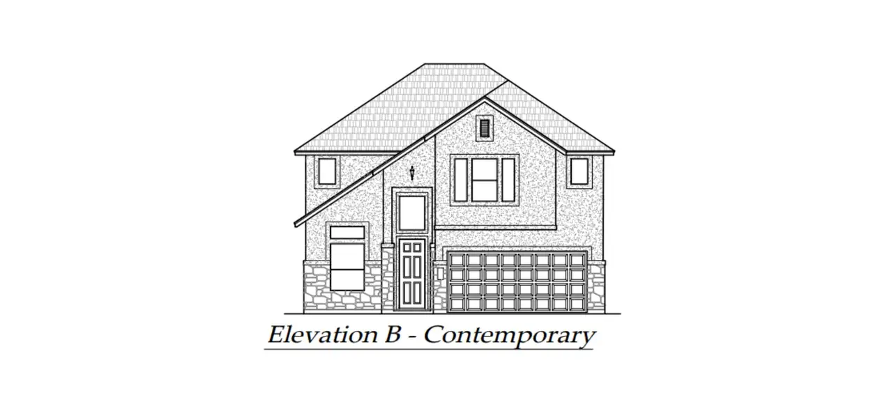 Representative rendering of the exterior for the Lincoln by Chesmar Homes (Image 4).
