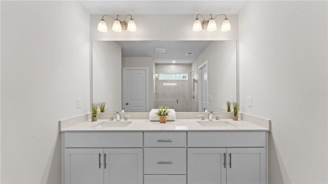 Furnished interior view inside a new home in Riverwood, Dallas (Image 16). Furnished interior view inside a new home in Riverwood, Dallas (Image 16).