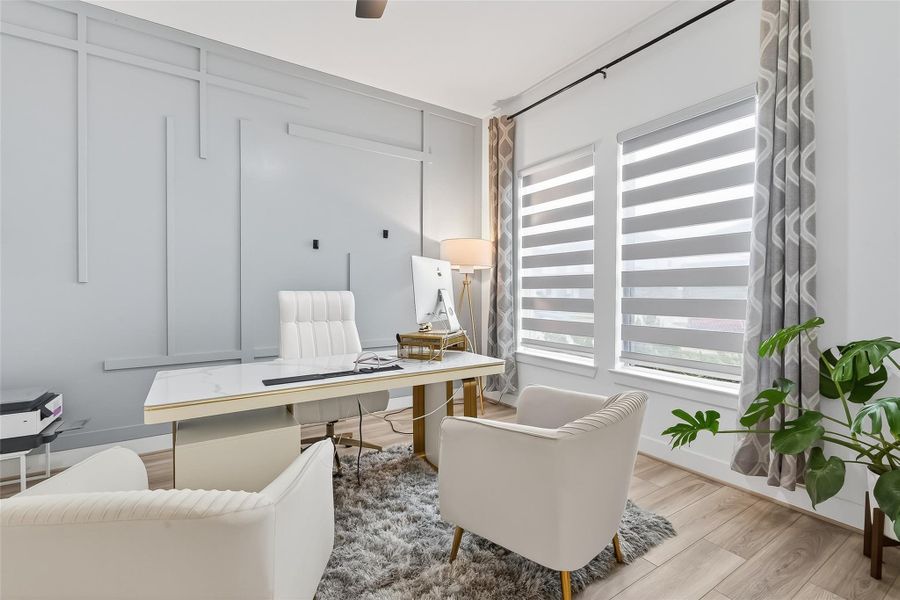 Furnished interior view inside a new home in Avalon at Cypress, Cypress (Image 28).