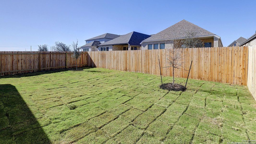 Exterior details and patio area of a home in Kallison Ranch, San Antonio (Image 4).