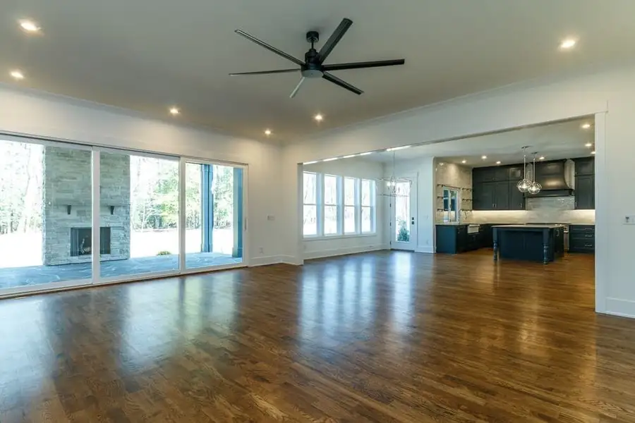 Representative unfurnished interior of a home built from the Bellevue by Homes by Dickerson in Blanton's Grove, Wake Forest (Image 11).