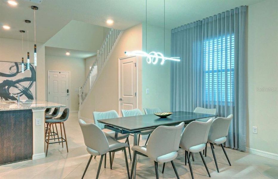 Furnished interior view inside a new home in , Clermont (Image 5).