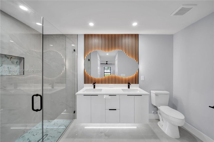 Furnished interior view inside a new home in , Cape Coral (Image 8).