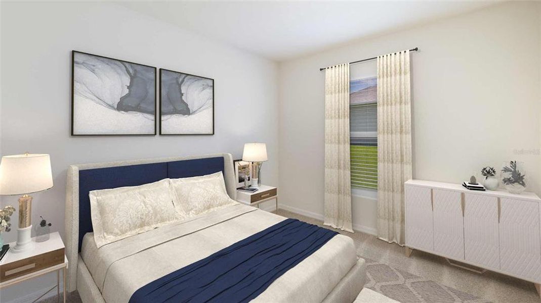 Furnished interior view inside a new home in Abbott Park, Zephyrhills (Image 4). Furnished interior view inside a new home in Abbott Park, Zephyrhills (Image 4).