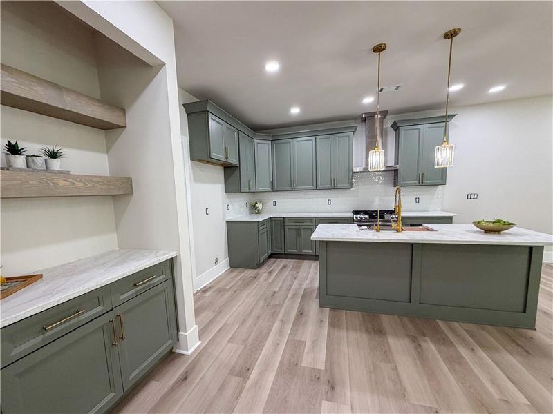 Furnished interior view inside a new home in , Norcross (Image 30).