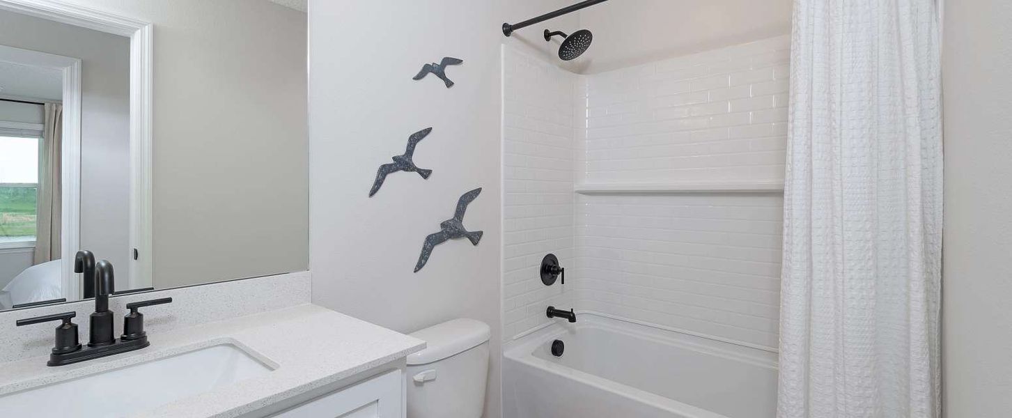 Representative furnished interior of a home built from the Palm by Ashton Woods in Montague Chase, Tampa (Image 14).