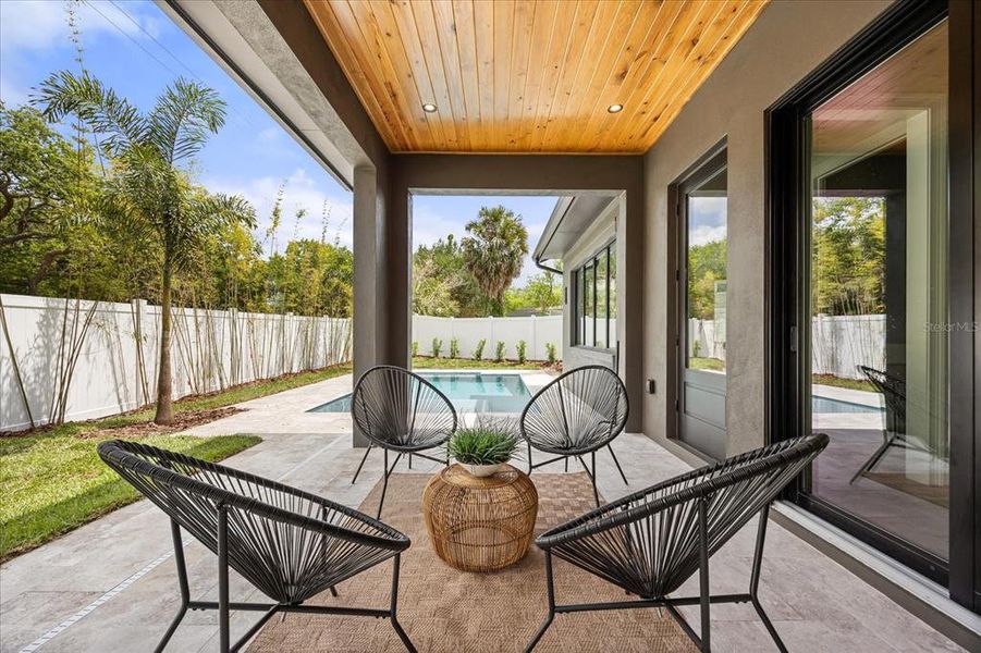 Exterior details and patio area of a home in , Winter Park (Image 35). Exterior details and patio area of a home in , Winter Park (Image 35).
