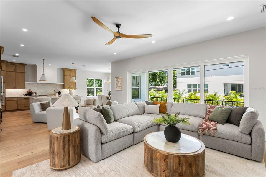 Furnished interior view inside a new home in , Tampa (Image 54).