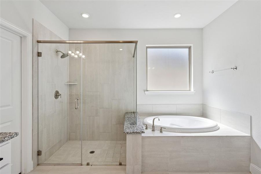 Furnished interior view inside a new home in , Oak Point (Image 7).