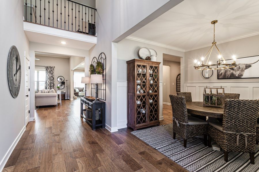 Representative furnished interior of a home built from the Bentley by Grant & Co in Manor at Hall Creek, Arlington (Image 21).