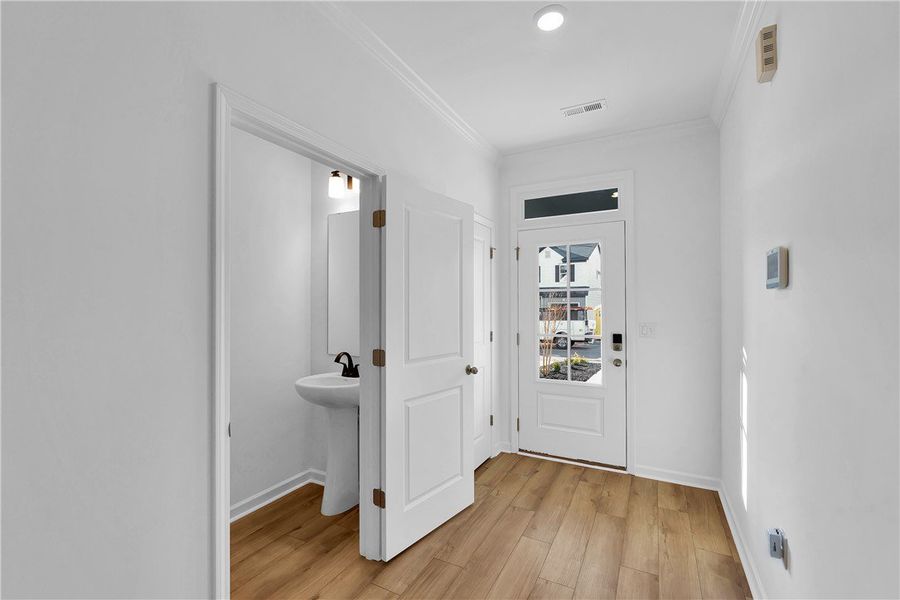 Furnished interior view inside a new home in Meece Townhomes, Easley (Image 5).