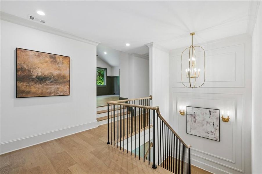 Furnished interior view inside a new home in , Atlanta (Image 27).
