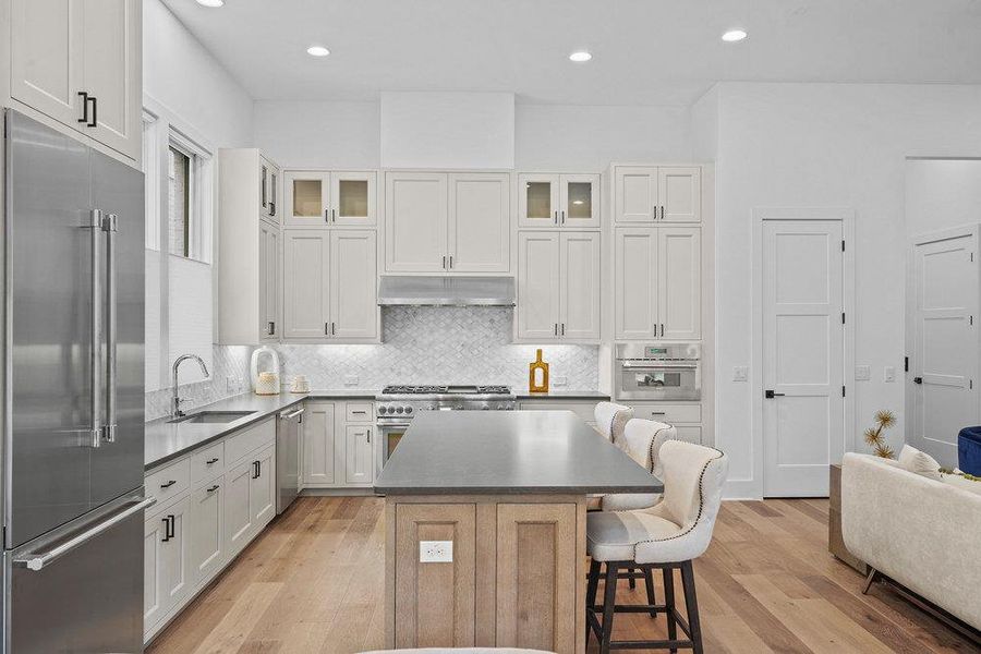 Furnished interior view inside a new home in Spyglass, Austin (Image 5).