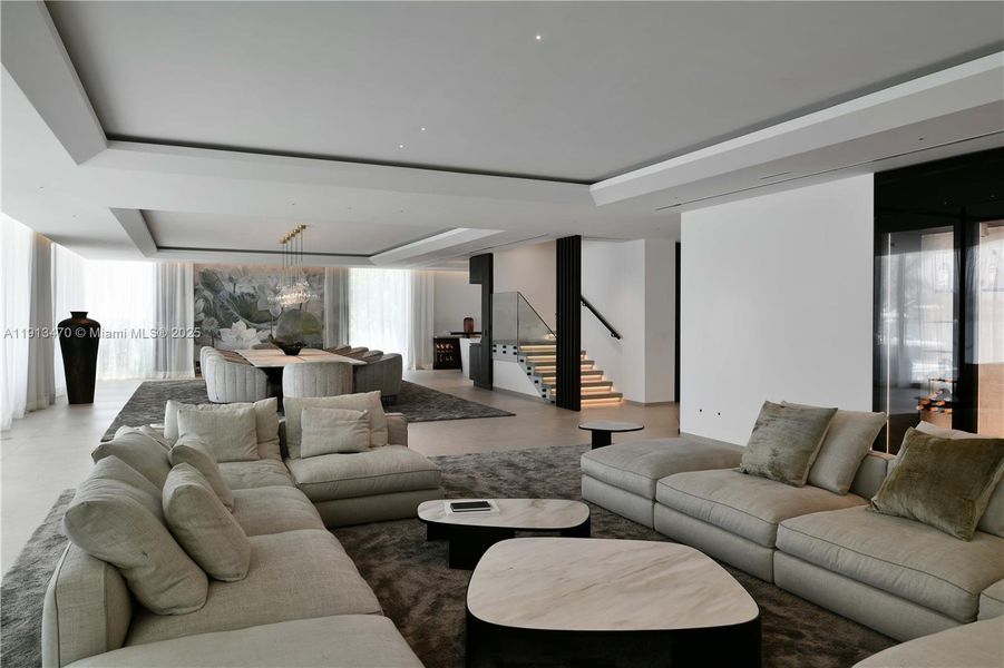 Furnished interior view inside a new home in , Miami Beach (Image 18).