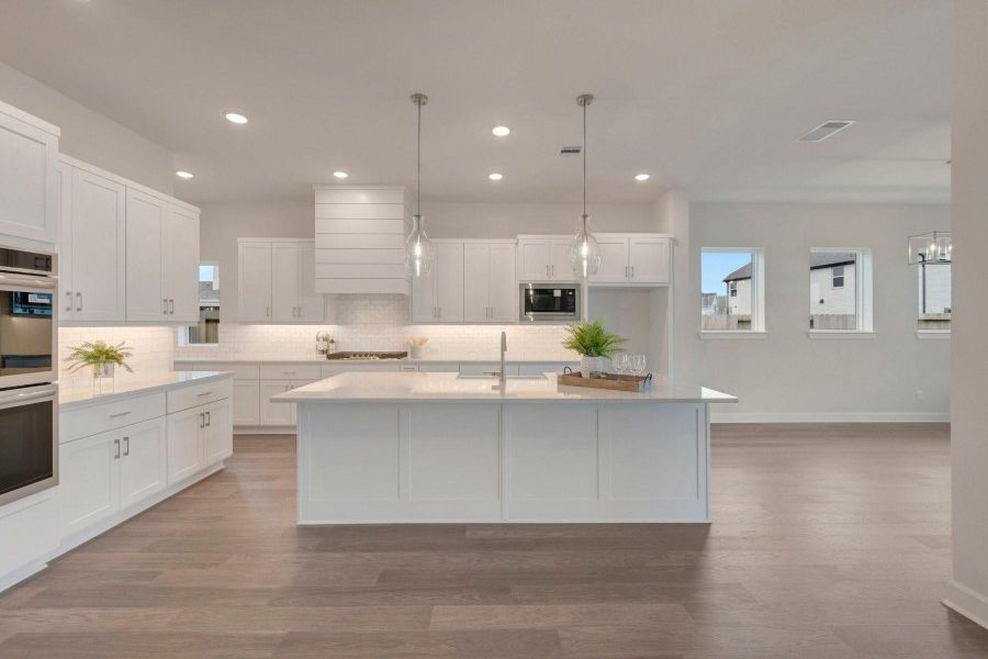 Furnished interior view inside a new home in Jordan Ranch - Premier Collection, Fulshear (Image 23).