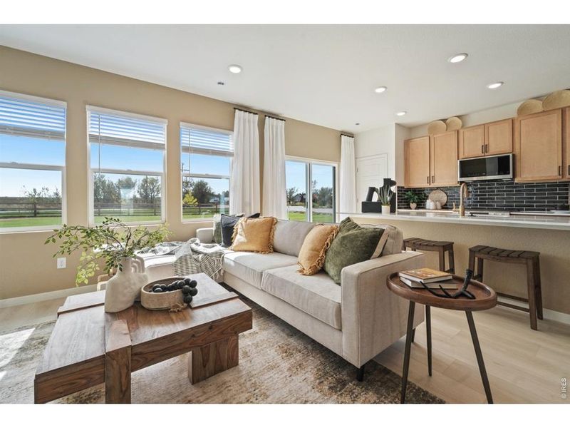 Furnished interior view inside a new home in Hudson Hills, Hudson (Image 17).
