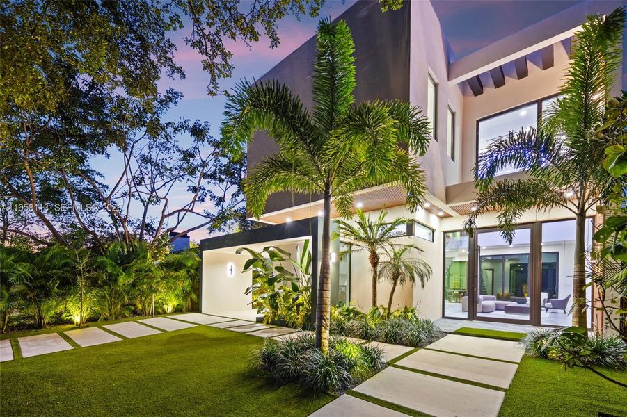 Front exterior of a new home in , Miami, FL, highlighting curb appeal (Image 26). Front exterior of a new home in , Miami, FL, highlighting curb appeal (Image 26).