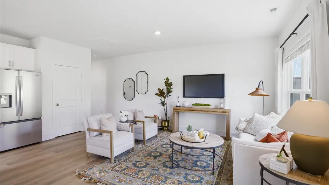 Furnished interior view inside a new home in Macon Townhomes, Seymour (Image 11).