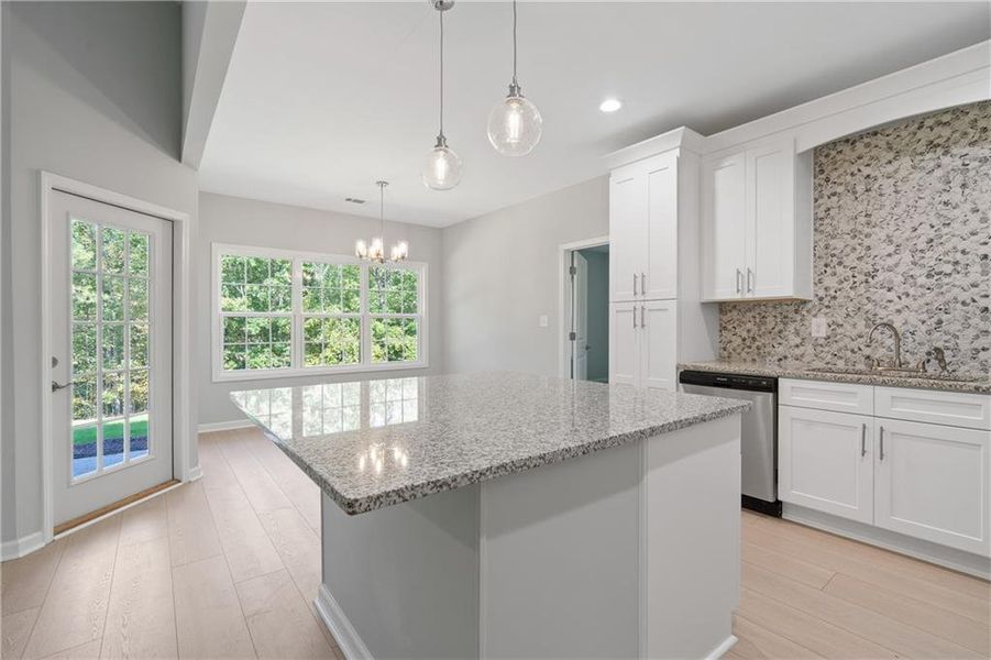 Furnished interior view inside a new home in , Gray (Image 10).