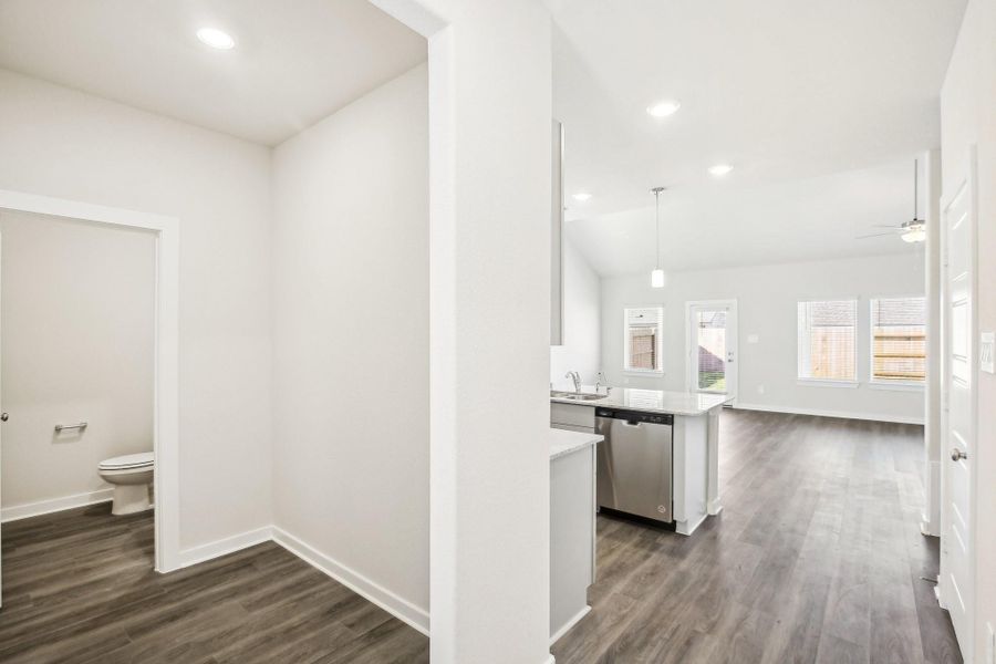 Photo is not of the actual home but is an inspirational photo of builder’s model home and may depict options, furnishings, and/or decorator features that are not included.