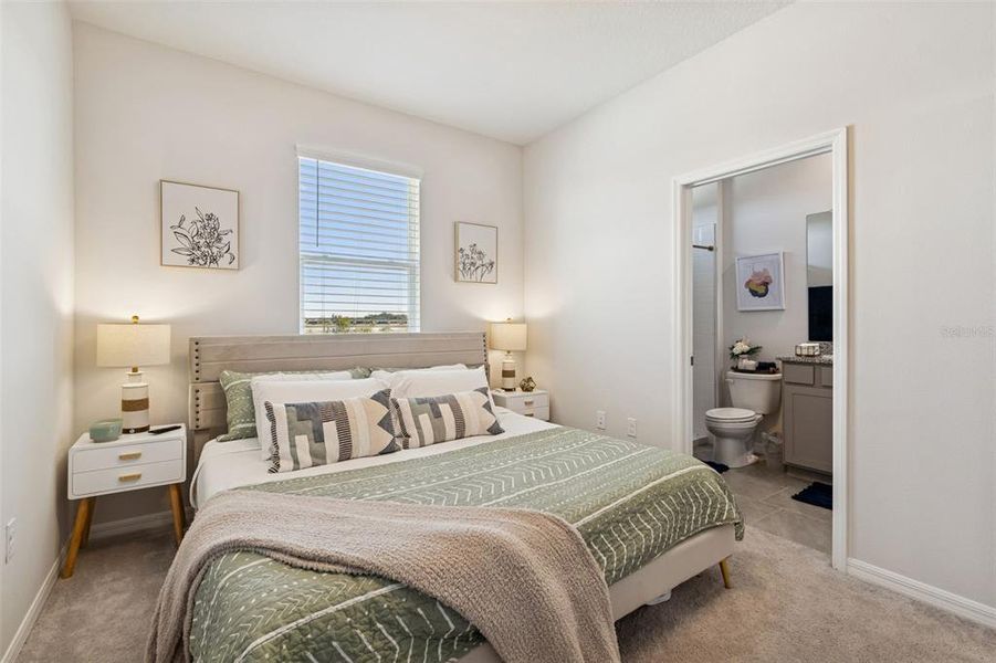 Furnished interior view inside a new home in , Wesley Chapel (Image 17).