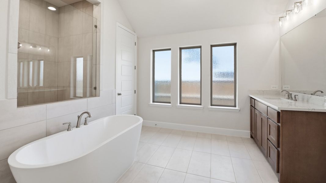 Furnished interior view inside a new home in Sweetgrass, Haslet (Image 14).