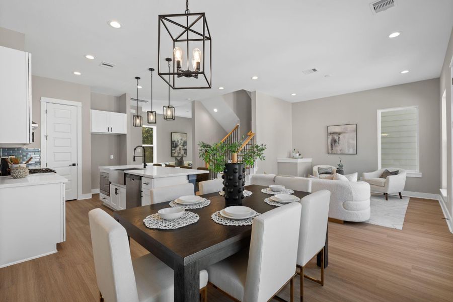 Furnished interior view inside a new home in , Houston (Image 15).