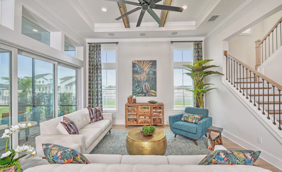 Furnished interior view inside a new home in Seven Pines, Jacksonville (Image 11). Furnished interior view inside a new home in Seven Pines, Jacksonville (Image 11).