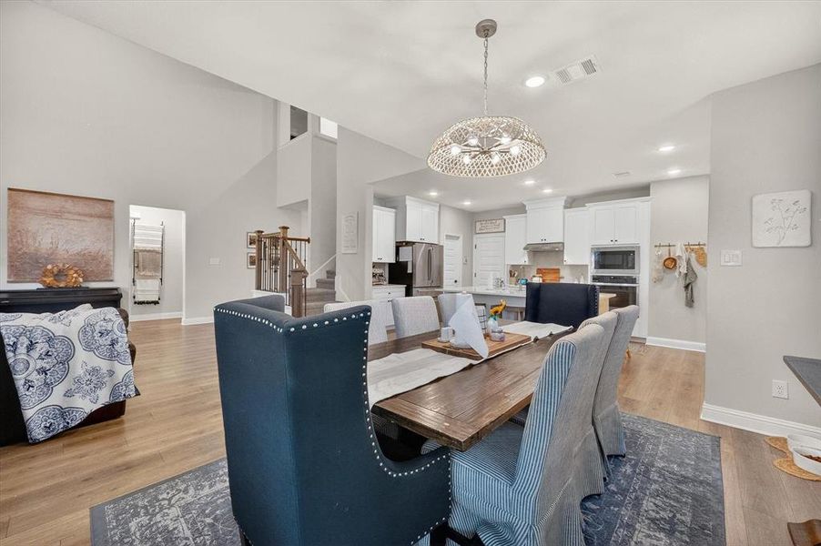 Furnished interior view inside a new home in Oaks of North Grove, Waxahachie (Image 13).
