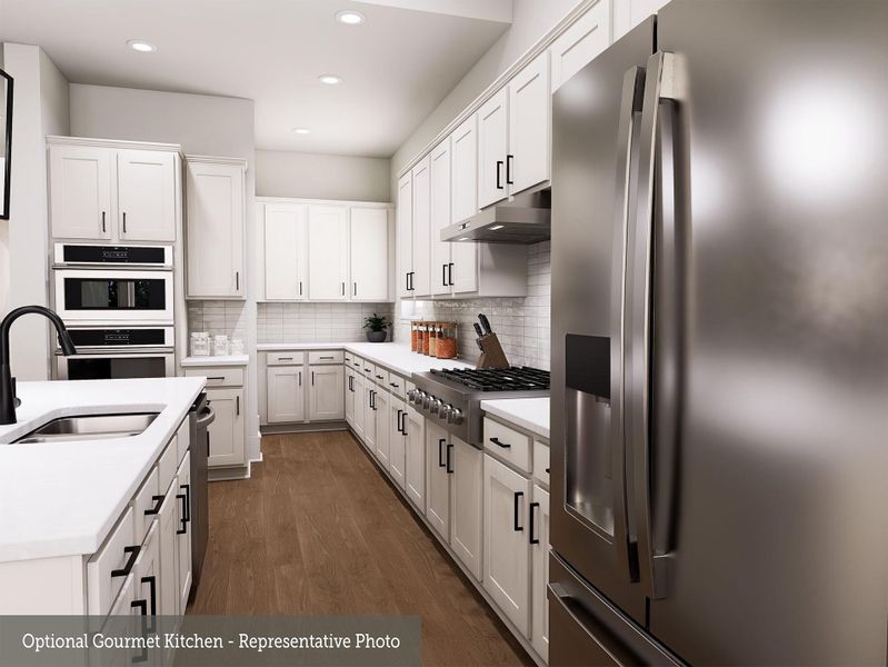 Furnished interior view inside a new home in COLTON - Reserve Collection, Todd Mission (Image 12).