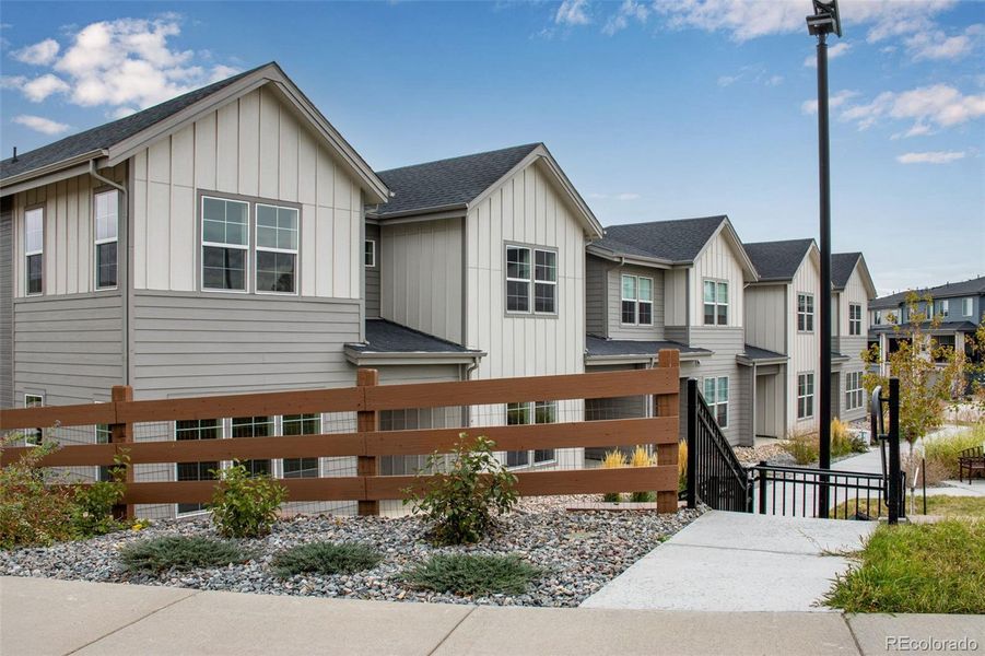 Exterior details and patio area of a home in , Arvada (Image 3). Exterior details and patio area of a home in , Arvada (Image 3).