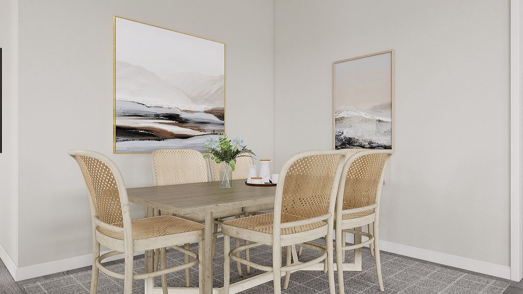 Representative furnished interior of a home built from the Echo Plan 4508 by Tri Pointe Homes in Soleo, San Tan Valley (Image 7).