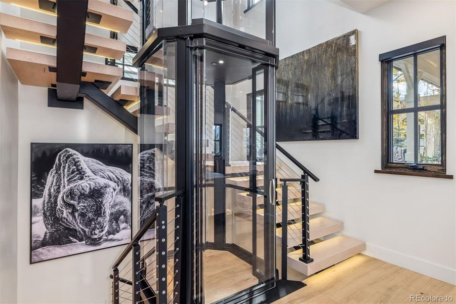 Furnished interior view inside a new home in , Breckenridge (Image 20).