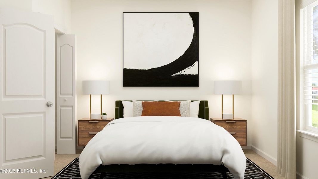 Furnished interior view inside a new home in Saddle Oaks, Jacksonville (Image 12).