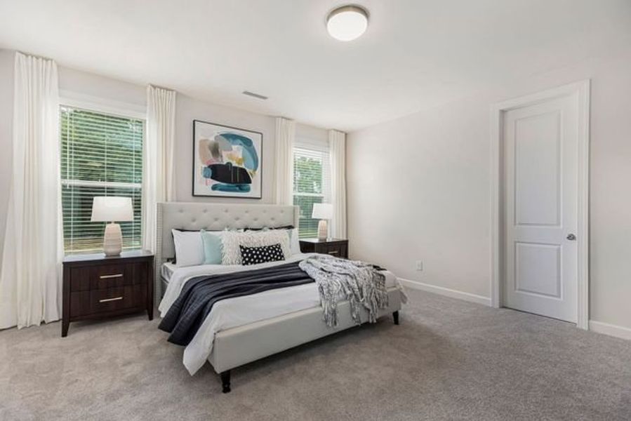 Representative furnished interior of a home built from the Huntley by True Homes in Wendell Springs, Wendell (Image 5).