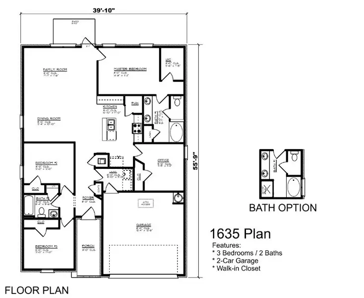 2D floor plan layout of this home in St. John's Preserve, Palm Bay, FL (Image 3). 2D floor plan layout of this home in St. John's Preserve, Palm Bay, FL (Image 3).