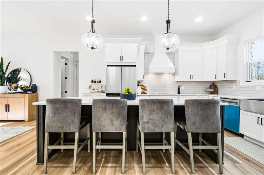 Furnished interior view inside a new home in , Winston (Image 53).
