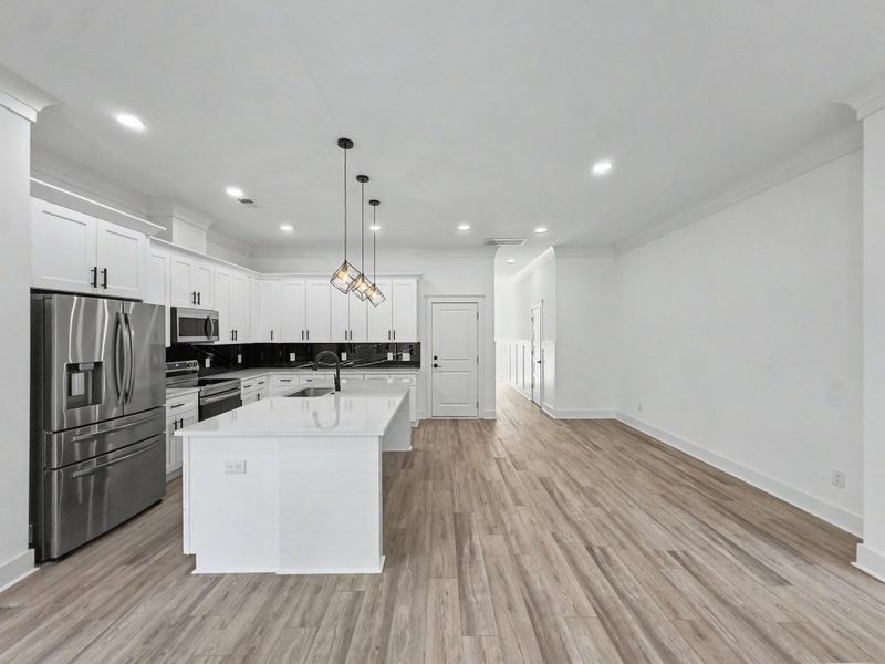 Furnished interior view inside a new home in , North Charleston (Image 6).