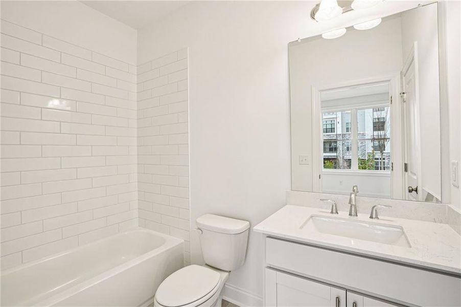 Furnished interior view inside a new home in Millcroft Townhomes, Buford (Image 8).